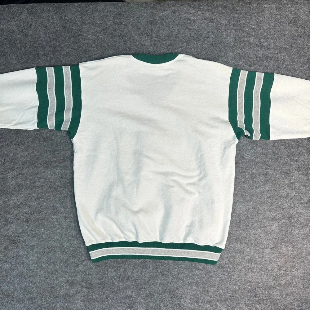 Vintage Dynasty Legends Green‎ Bay Packers V Neck Sweatshirt USA Made Mens Large